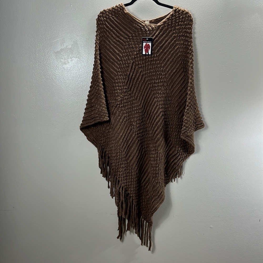 Winwin shawls women’s one size brown pullover